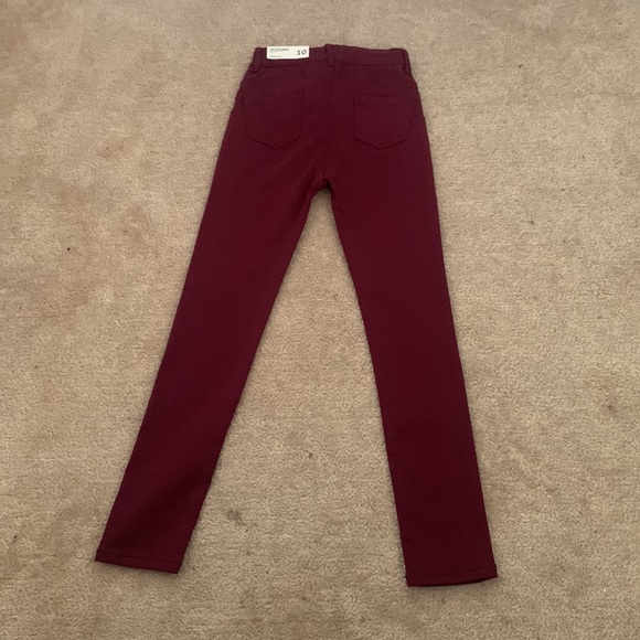 Kid Burgundy jeggings - Picture 2 of 2